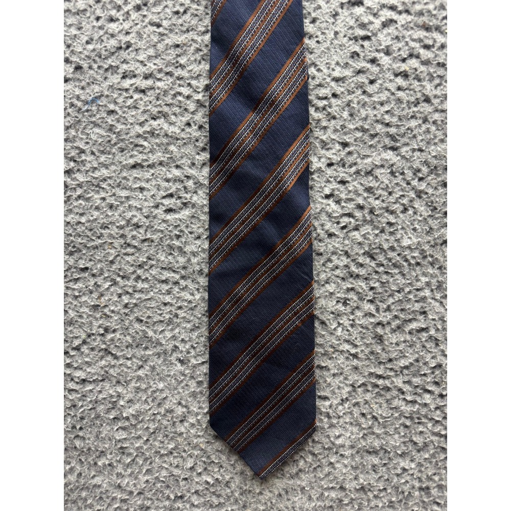 Dolce &‎ Gabanna Mens 100% Silk Striped Jacquard Tie Multicolor Made In Italy